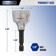PLATINUMEDGE Deburring External Chamfer Tool with Carbide Blade Deburring Drill Bit for 1/8-3/4”