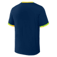 thumbnail image 3 of Men's Darius Rucker Collection by Fanatics Navy/Gold Milwaukee Brewers Two-Way Ringer Reversible T-Shirt, 3 of 5