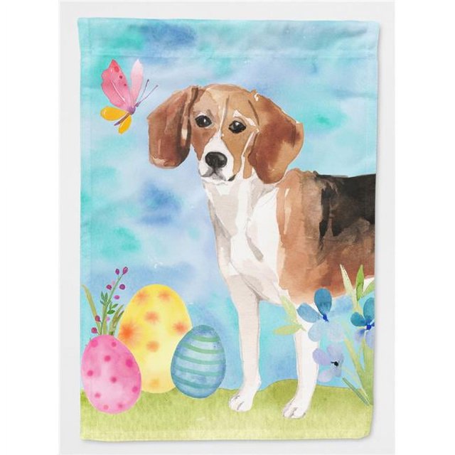 Carolines Treasures BB9614GF Beagle Easter Garden Flag