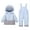 38 Blue, variant on guisaled Snowsuit for Baby Girl Winter Down Coats and Snow Pants 2 Piece Snow Suits Cute Infant Windproof Waterproof Ski Suits
