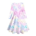 thumbnail image 4 of TOOYOU Girls Dresses Children'S Flash Sequin Fashion Slim Dress Sweet Girl Elegant Sundress ,Size 8-9 Years , Pink, 4 of 4