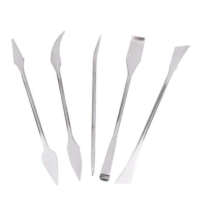 Pottery Tools, Easy To Carry 5Pcs Clay Tools, For Sculpture Wood Models Art Paint Clay