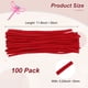thumbnail image 3 of Uxcell 100-Pack Limpiapipas para Manualidades, 11.8" Varillas de Chenille para Arte/Festivales Ramo/Manualidades/Christmas/Proyectos DIY [Rojo Brillante], 3 of 7