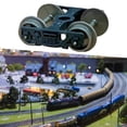 thumbnail image 4 of Siruishop Ensemble de Roues de Bogie de Locomotive Électrique de Simulation Pièces de Rechange pour Rails d'Écartement de 2,4 cm Convient au Train de Fret K6, 4 of 6