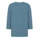 thumbnail image 4 of CHOII 50% de descuento en camisetas de mujer 2024. Camiseta con botones, manga 3/4, para uso diario, fin de semana, básica, cuello en V, blusas de mujer, mangas tres cuartos, camisetas de verano para, 4 of 5