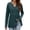 Lake Green, variant on Zeagoo Womens Blouses 3/4 Sleeve Pemplu V Neck Henley Shirts Dressy Casual Tops Fall Trendy Clothes