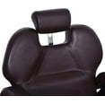 thumbnail image 4 of BarberPub Hydraulic Recline Barber Chair All Purpose Salon Beauty Spa Styling Equipment 8702 Brown, 4 of 5