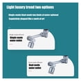thumbnail image 4 of 1080 Degree Universal Extension Faucet Washbasin Tap Splash Aerator Splash Filter Faucet Faucet Adaptor Rotary Robot Arm Faucets ,Filter Impurities, 4 of 6