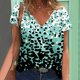 thumbnail image 2 of Camisetas con estampado floral con cuello en V para mujer Blusas femeninas cómodas a la moda Tops OAVQHLG3B Store  lin121212, 2 of 4