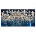 thumbnail image 2 of Design Art - Blue Vintage Crystal Chandelier, 2 of 3