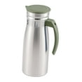 thumbnail image 2 of Jarra de agua fría de acero inoxidable de 1,0 L, recipiente para bebidas para uso diario, resistente a roturas, versátil, de 3,3 x 9 pulgadas con asa Verde, 2 of 8