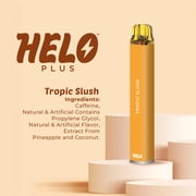 HELO Plus Caffeine Diffuser, Tropic Slush - 800 puffs | 0% Nicotine, Vegan, Sugar-Free, Gluten-Free | Aromatherapy