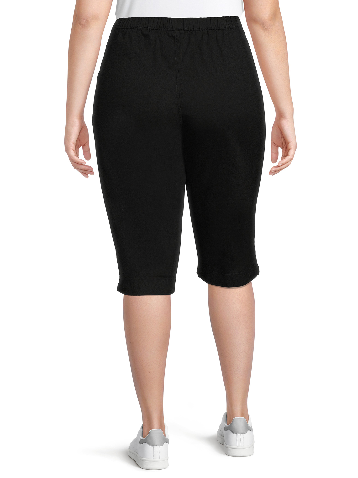 Just My Size Women's Plus Size Pull On 2 Pocket Stretch Capri - image 3 of 6