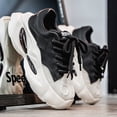 thumbnail image 2 of Men's & Height-Increasing Lift Shoes - Korean-Style Thick-Soled Sneakers with Anti-Slip PVC Sole, Lightweight  Upper for Instant Height - Low-Top for outdoor,, Party (Unisex) -, 2 of 5