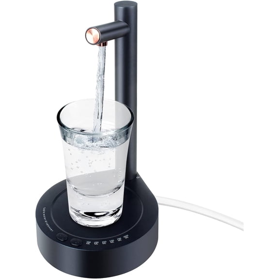 Desktop Water Bottle Dispenser, Portable Electric Pump Countertop for 5 Gallon & Universal Bottles, USB Charging Automatic Jug Dispenser Bedside, Home, Office, Outdoor