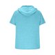 thumbnail image 4 of pstuiky Camisas de vestir de manga corta para hombre, Blusa tipo túnica holgada de manga corta con capucha para hombre, de verano, de secado rápido, elástica y con protección solar. s, 4 of 5