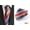 B116, variant on Men Colorful Striped Rainbow Jacquard 8cm Polyester Necktie Tie Casual