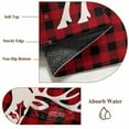 thumbnail image 2 of Red Black Plaid Christmas Kitchen Runner Rug 2x6 Washable Runners for Hallway Non Slip Abstract Xmas Deer Winter Large Area Rug Indoor Floor Carpet for Bathroom Laundry Entryway Bedroom Living Room, 2 of 8