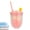 350ml pink, variant on Creative Drip Design Tumbler - 350ml/450ml Insulated Cup with Chick & Fried Egg Lid, Colorful Sprinkles Pattern, Double-Wall Plastic Cup with Straw for Iced Coffee Milkshakes (5.1 or 6.7)