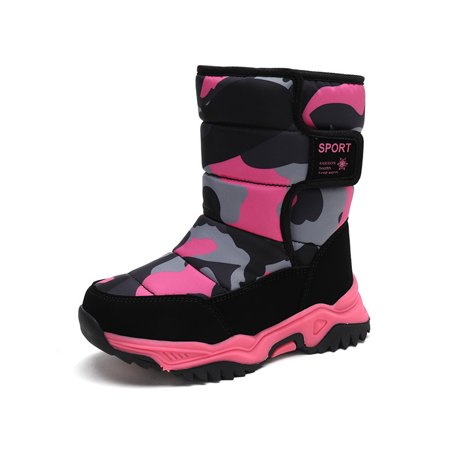 

Kids Snow Boots Boys Girls Winter Boots Warm Waterproof Outdoor Boots