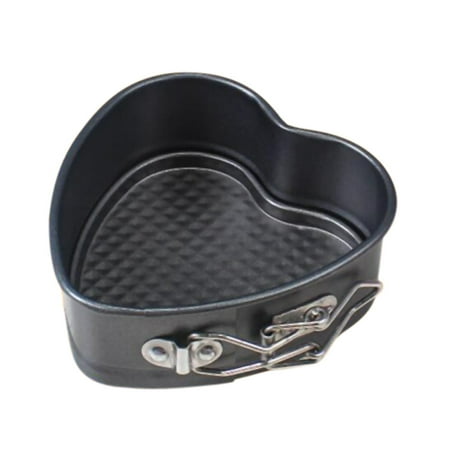 Heart-Shaped Cake Tin Non Stick Spring Form Loose Base Baking Pan