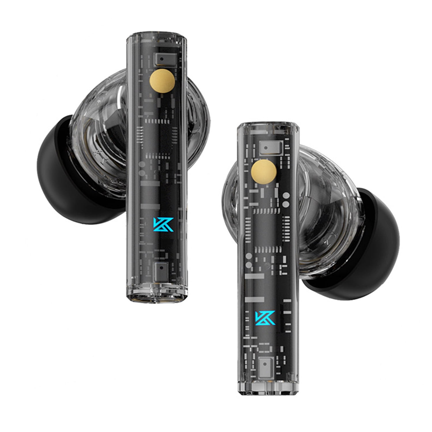 KZ Carol Pro Wireless Earbuds, Bluetooth 5.4 Headphones Stereo Ear buds Deep Bass 35H Play Time, Noise Cancelling Earphones Bluetooth Earbuds , 6HD Mics for Android iOS