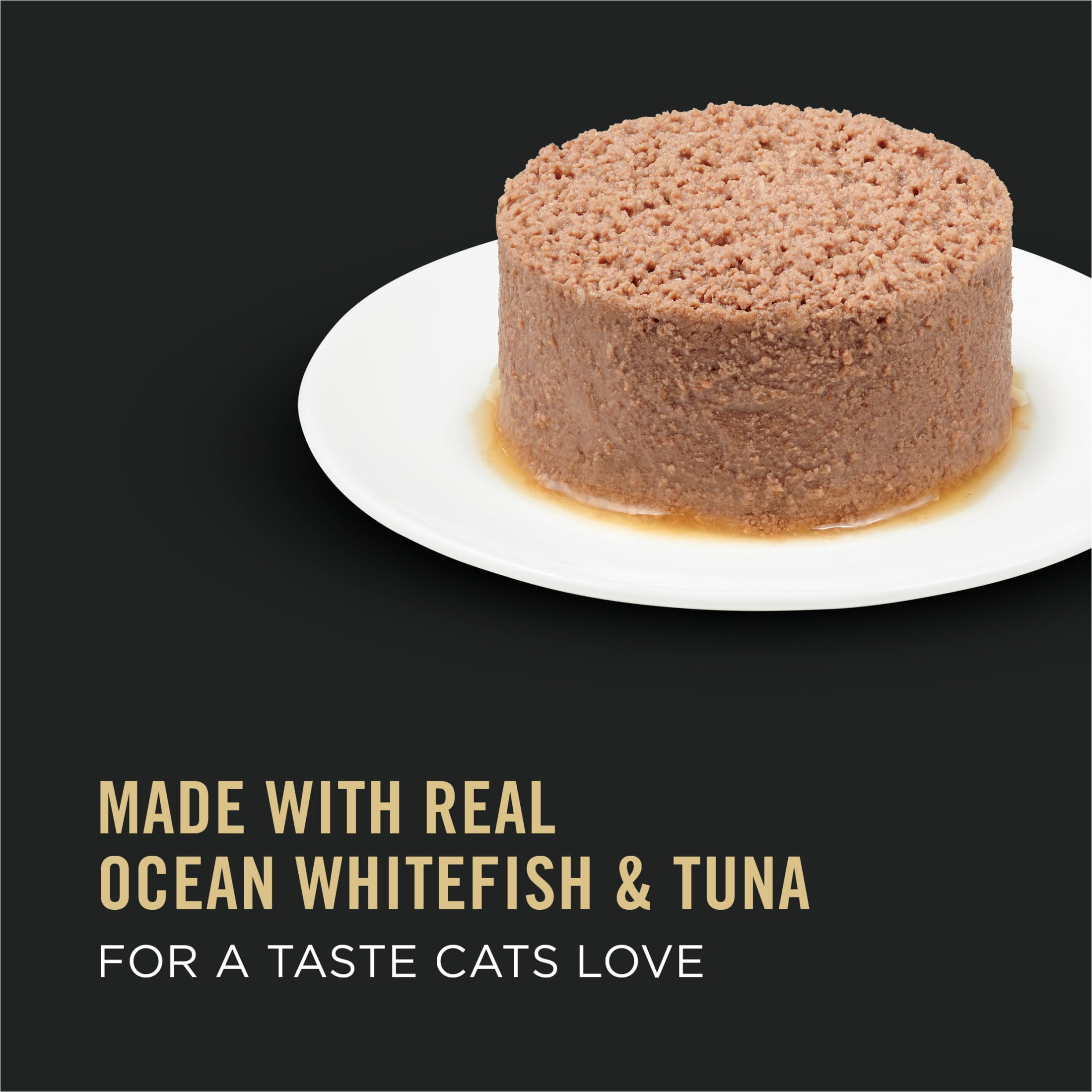(24 pack) Purina Pro Plan Hairball Control Cat Food Wet Pate, Hairball Ocean Whitefish and Tuna Entree, 3 oz Can