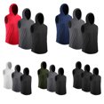 thumbnail image 1 of TFixol Paquete de 3 camisetas sin mangas para hombre con capucha de secado rápido deporte gimnasio entrenamiento Fitness, 1 of 8