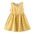 thumbnail image 2 of HAOYNU Baby Toddler Girls Sleeveless Floral Dresses for Girls,1-8Years Baby Summer Dress Tutu Skirts Princess Dresses Little Girls A-Line Skirt Floral Printing Skirt, 2 of 9