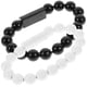 thumbnail image 3 of 2Pcs Micro USB2.0 Creative Type-C USB Data Charging Cable Bead Bracelet Charger (Black and White), 3 of 4