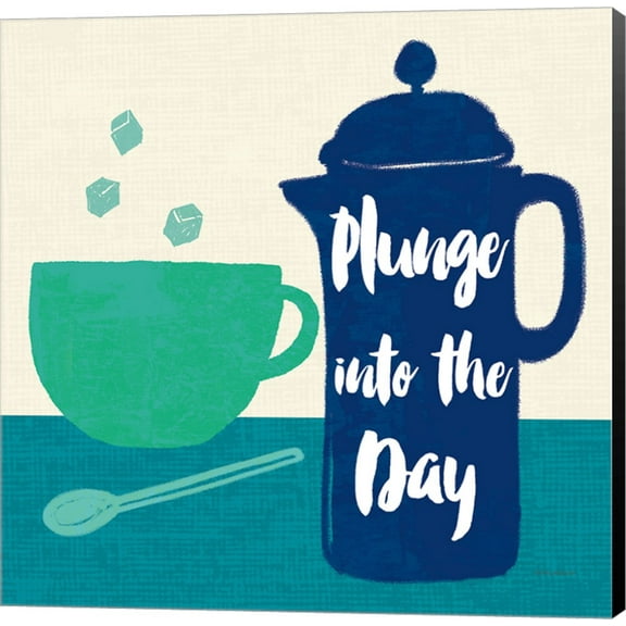 Linen Coffee II Light by Sue Schlabach, Canvas Wall Art