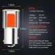 thumbnail image 4 of 10 Pieces 1157 BAY15D LED Bulbs for Auto Brake Lights Turn Signals Stop Rear Turn Lamp,Red, 4 of 5
