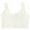 White, variant on Esaierr Kids Girls Sports Bras Solid Color Cotton Vest-Style Training Bras Development Period Bras Underwear for 10-13T