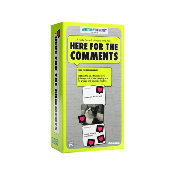 Here For The Comments by Relatable, An Adult Party Game Built on Internet Culture