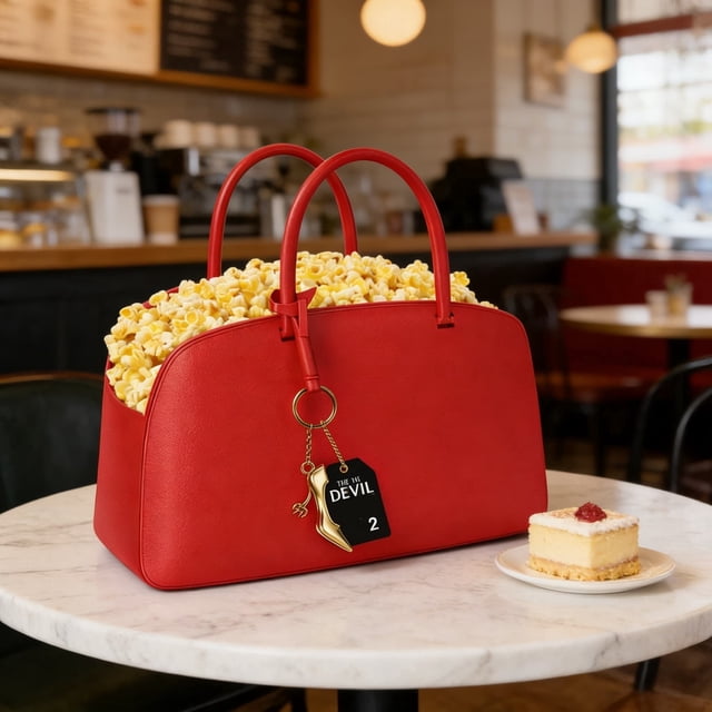 Handbag Popcon Bucket for The Devil 2, fashionable popcorn Bucket Handbag