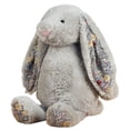thumbnail image 2 of Kiewfjdk Blossom Gray Bunny Stuffed Animal 9.84"– Easter Bunny Plush Long Ears, Cuddly Plushies for Kids Age 3+, Perfect Birthday & Easter Gifts, 2 of 9