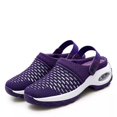 thumbnail image 1 of 2024 Nuevo Verano Baotou Después de la Superficie de la Red Vacía Diariamente Arrastre Un Slip-on Medio Arrastre Zapatos de Mujer con Cojín de Aire Penetración Exterior, 1 of 5