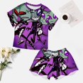 thumbnail image 4 of Animation Invader Zim Summer Home Suit For Womens Short-Sleeved Pajama Set 2pcs Loungewear Soft Sleepwear T-Shirts Tee Shirt Top And Short Sleeping Pants, 4 of 8