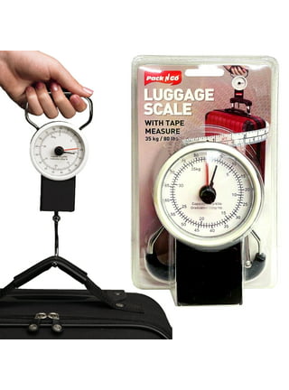 PLOV RNKLIGH Small Portable Baggage Travel Scale Tape Measure Luggage Hanging  Weight Bag TSA 