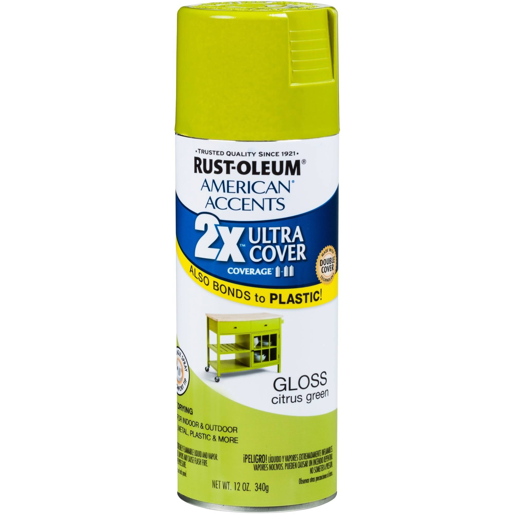 RustOleum American Accents Ultra Cover 2X Gloss Citrus Green Spray
