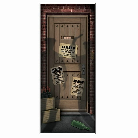 Speakeasy Door Cover, 6' x 30", (2/Pkg)