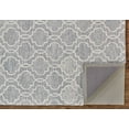 thumbnail image 4 of Natal Modern Moroccan Trellis Rug, Charcoal Gray/Ivory, 9ft x 12ft Area Rug, 4 of 7