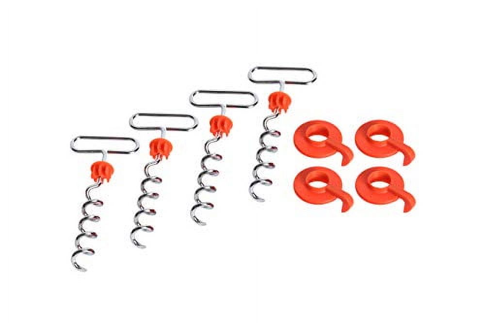 EZ-Tent-Stayk (4 Pack): Secure Stakes for Tents, Canopies, & More - No Hammer Needed!