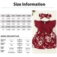 thumbnail image 3 of pop seller Children's Stitching A-line Skirt + Headscarf Two-Piece Set, 3 of 7