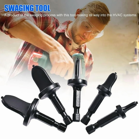 GMizon Modern Five-piece Forging Tool Drill Set Air Conditioning Copper Tube Flaring Tube Expander