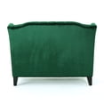 thumbnail image 5 of GDF Studio Loveseat, Emerald, 5 of 10