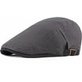 thumbnail image 5 of CoCopeaunts Newsboy Cap Spring Summer Sun Hat Adjustable Solid Ivy Flat Cap Men Women Beret Breathable Cotton Beret Hat, 5 of 7