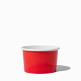 thumbnail image 2 of UNIQ 4 oz Red Ice Cream Cups - 1000/Case, 2 of 2
