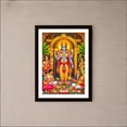thumbnail image 4 of Satyanarayana Swamy 7x9 Framed Photo – Hindu Temple Wall Decor for Satyanarayana Pooja, Glass & Engineered Wood Frame, 4 of 5