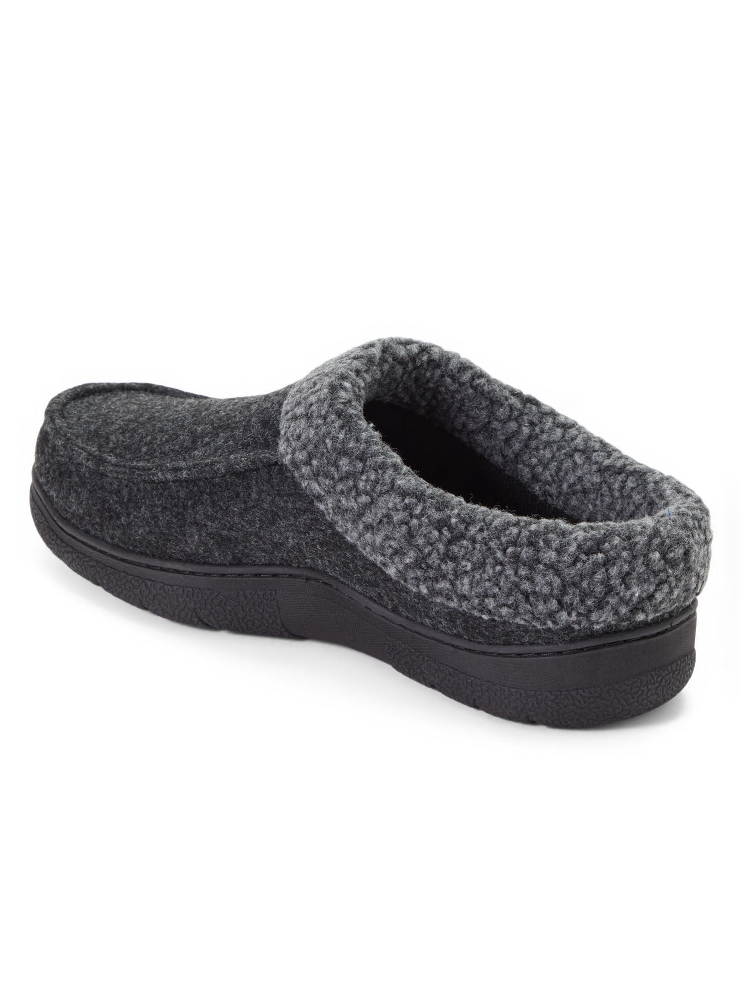 Dearfoams Cozy Comfort Men's Sherpa Moc Toe Clog Slippers
